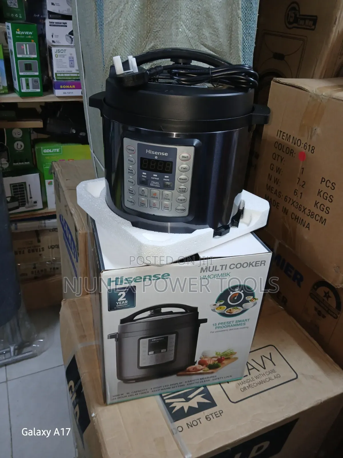 Hisense 6L Multi Cooker (Model HMC6MBK)