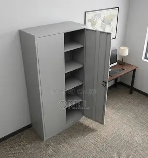 Full-Metallic 2-Door Office Storage Cabinet – Secure Steel Filing Unit