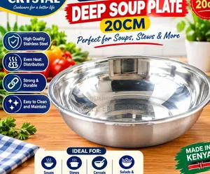Soup Plate/Bowl {Quality Stainless Steel Soup Plate}