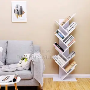 9-Tier Wooden Office Bookshelf