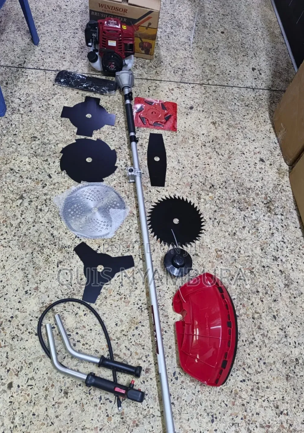 4stroke Side Pack Brush Cutter/Windsor Grass Cutter 9in1