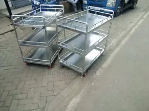 Ventures Stainless Steel 3-Tier Trolley