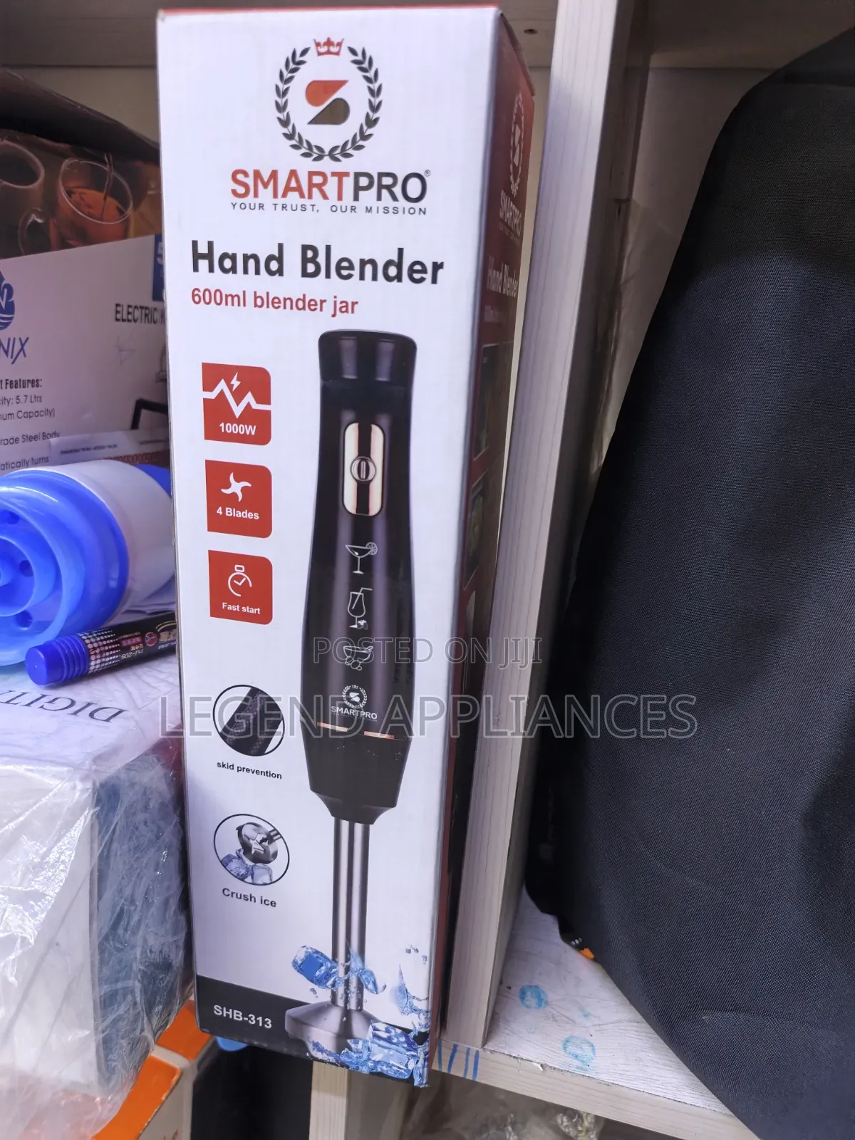Smartpro Hand Blender With 600 Ml Blender Jar