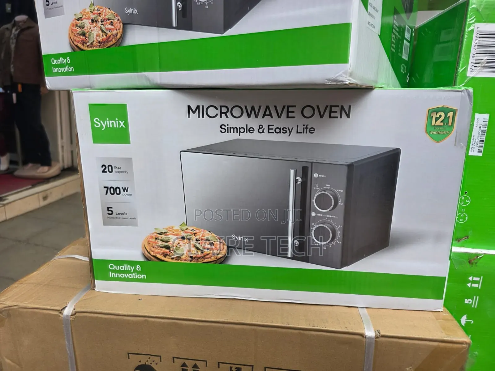 Syinix 20L Manual Microwave Oven – Compact Reliable