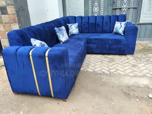 L Shape Sofa (Blue)