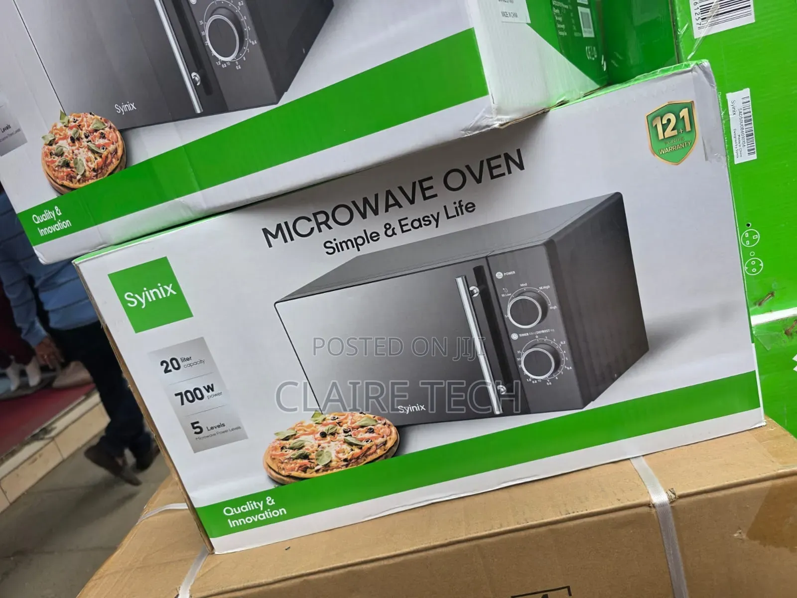 Syinix 20L Manual Microwave – Fast Convenient
