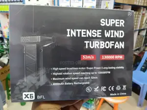The X6 Super Intense Wind Turbofan Electric Air Duster.
