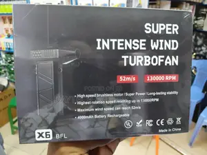 The X6 Super Intense Wind Turbofan Electric Air Duster.
