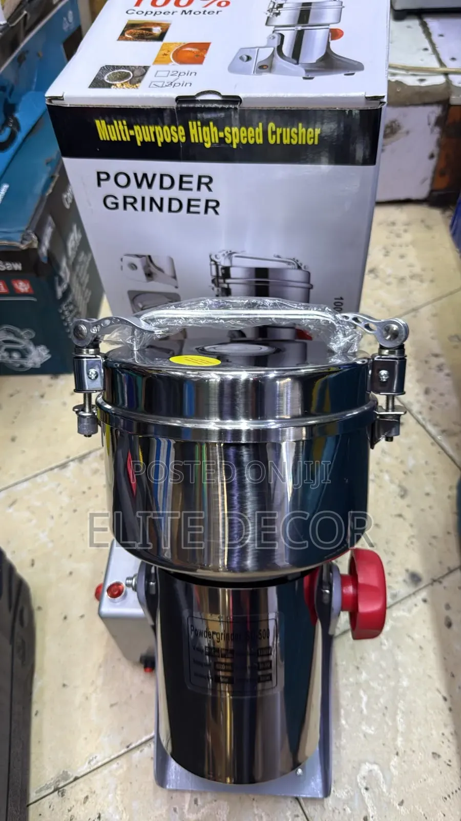 High-Speed Electric Grain Powder Grinder