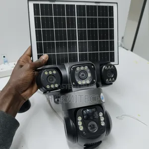 Triple Lens 4G Solar Powered CCTV With Night Vision