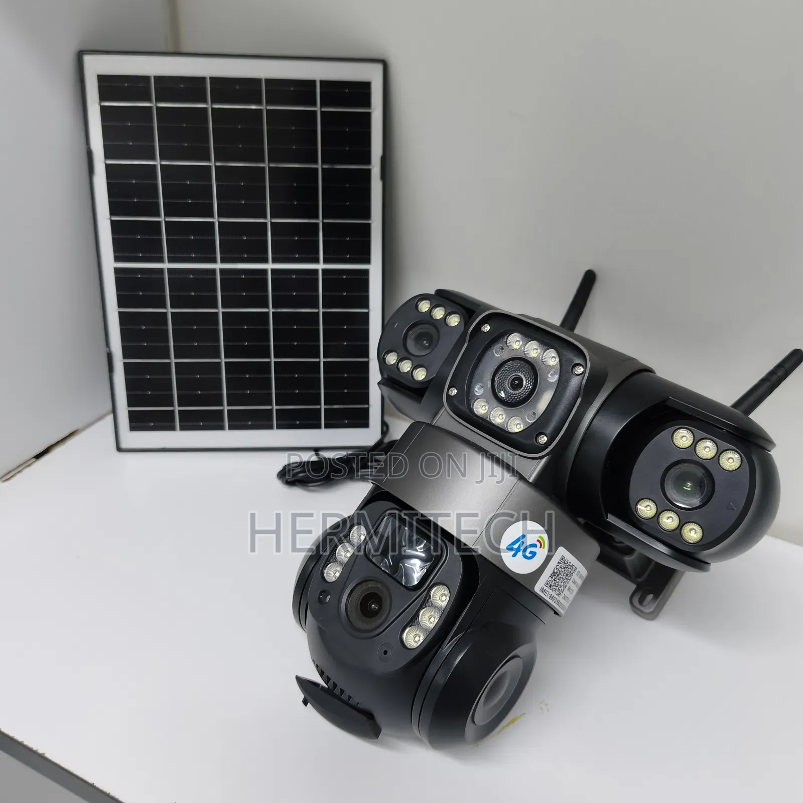Triple Lens 4G Solar Powered CCTV With Motion Alerts