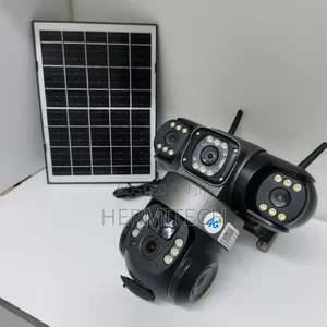 Triple Lens 4G Solar Powered CCTV With Motion Alerts