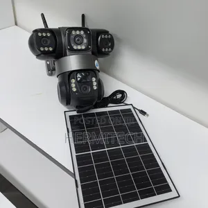 Triple Lens 4G Solar Powered CCTV With Mobile App Access
