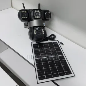 Triple Lens 4G Solar Powered CCTV With Mobile App Access