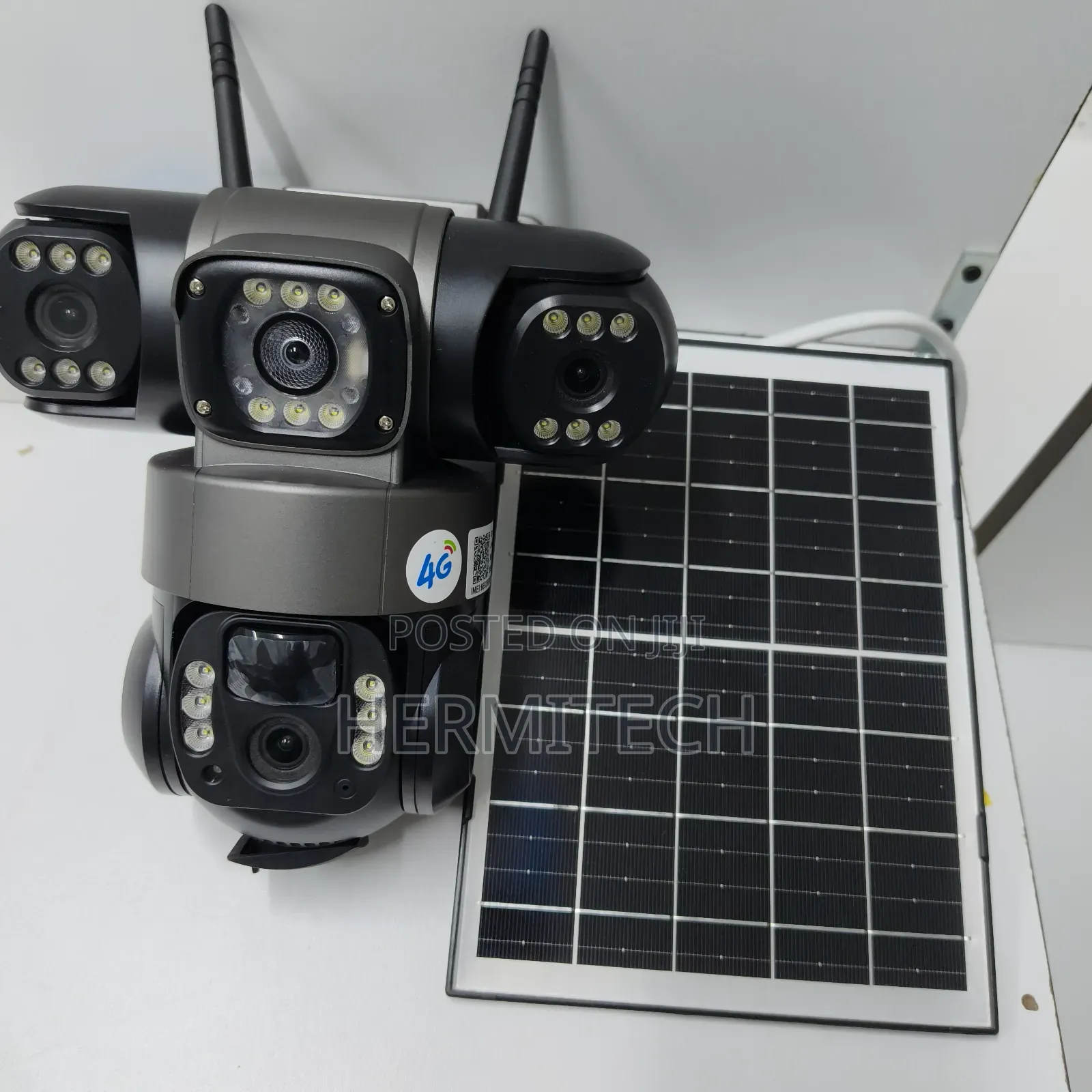 Triple Lens 4G Solar Powered CCTV for Farms and Compounds