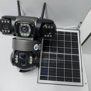 Triple Lens 4G Solar Powered CCTV for Farms and Compounds