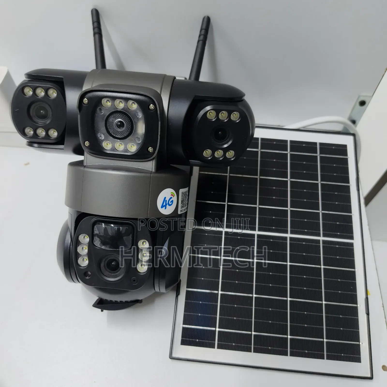 Triple Lens 4G Solar Powered CCTV for Farms and Compounds