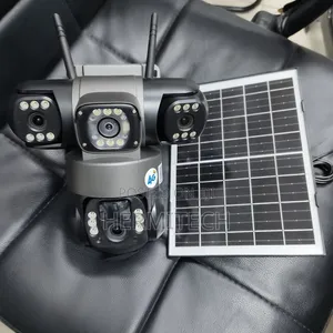Triple Lens 4G Solar Powered CCTV With Wide Coverage