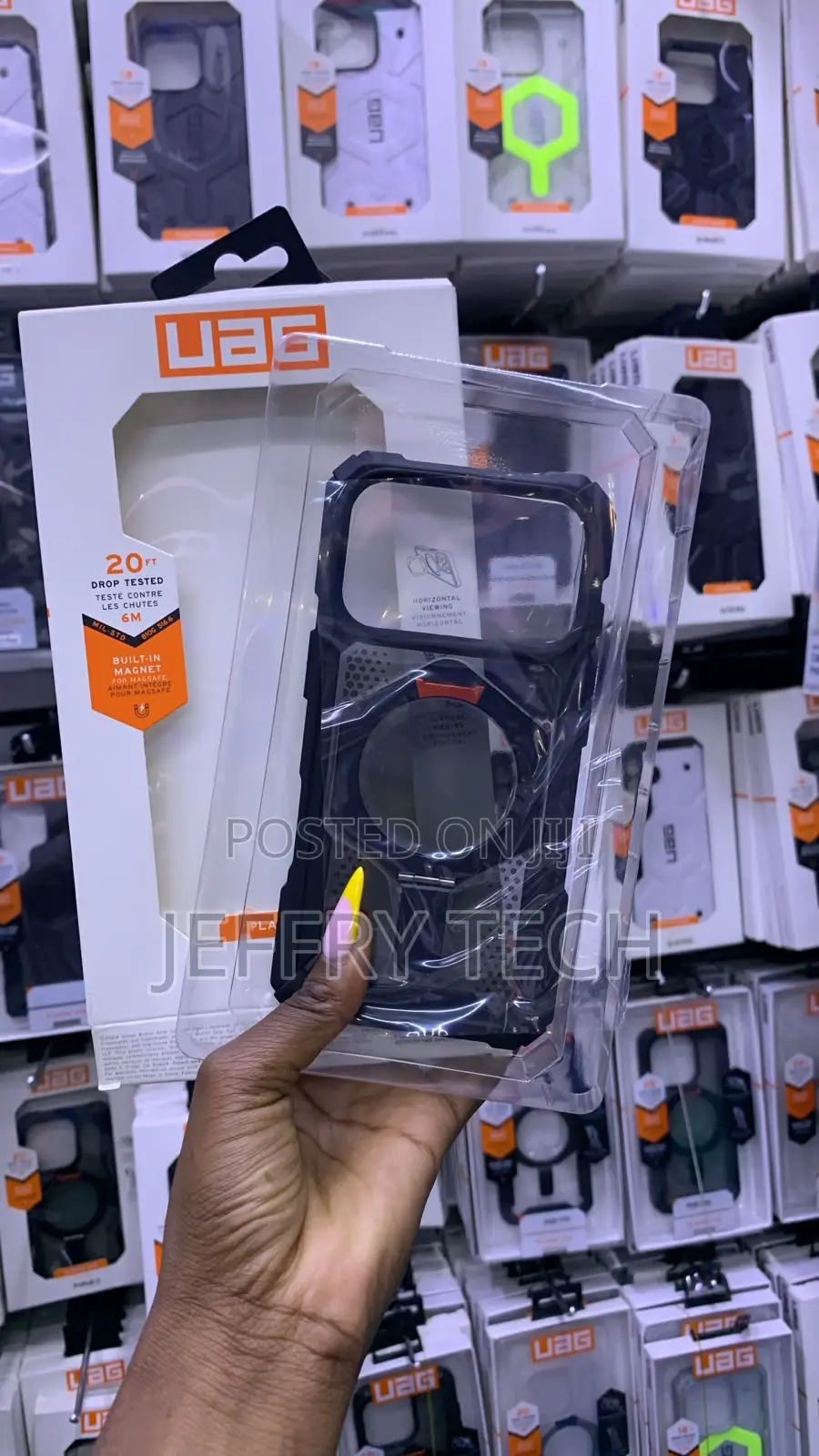 Black Urban Armor Gear (UAG) Pathfinder Case Designed for the iPhone