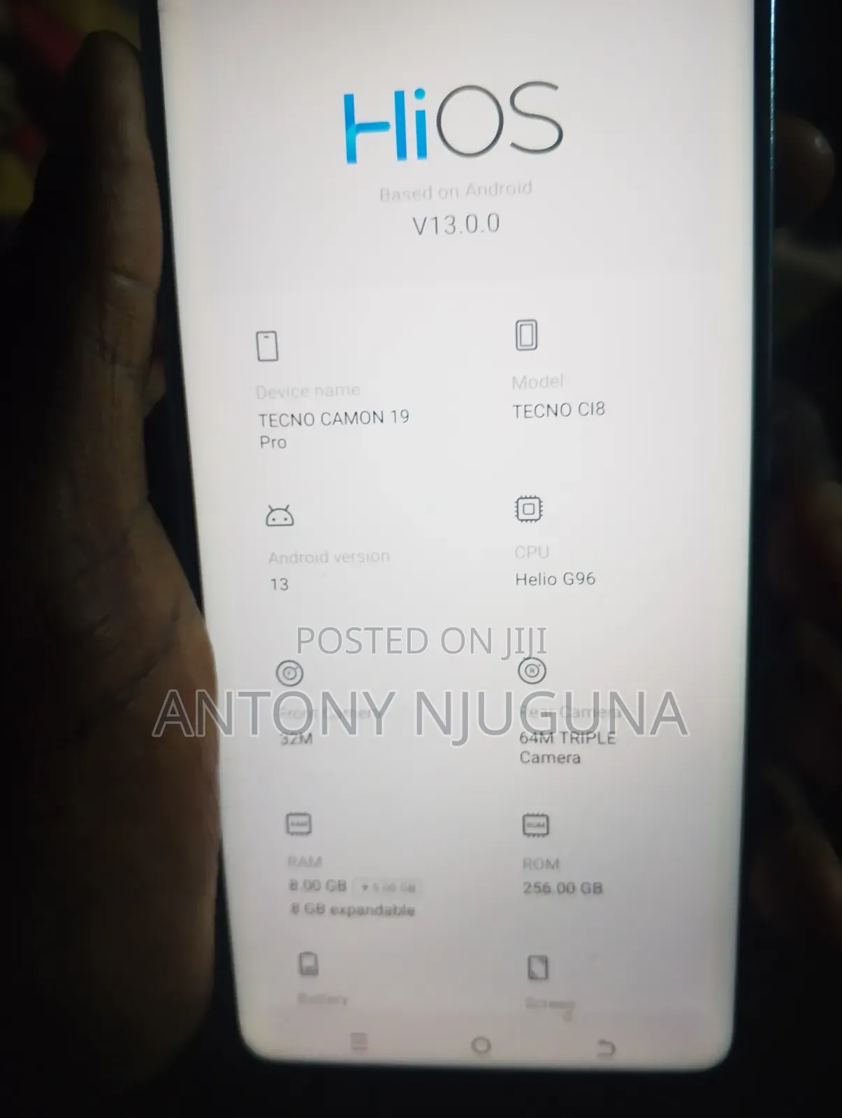 Tecno Camon 19 Pro 256 GB Green