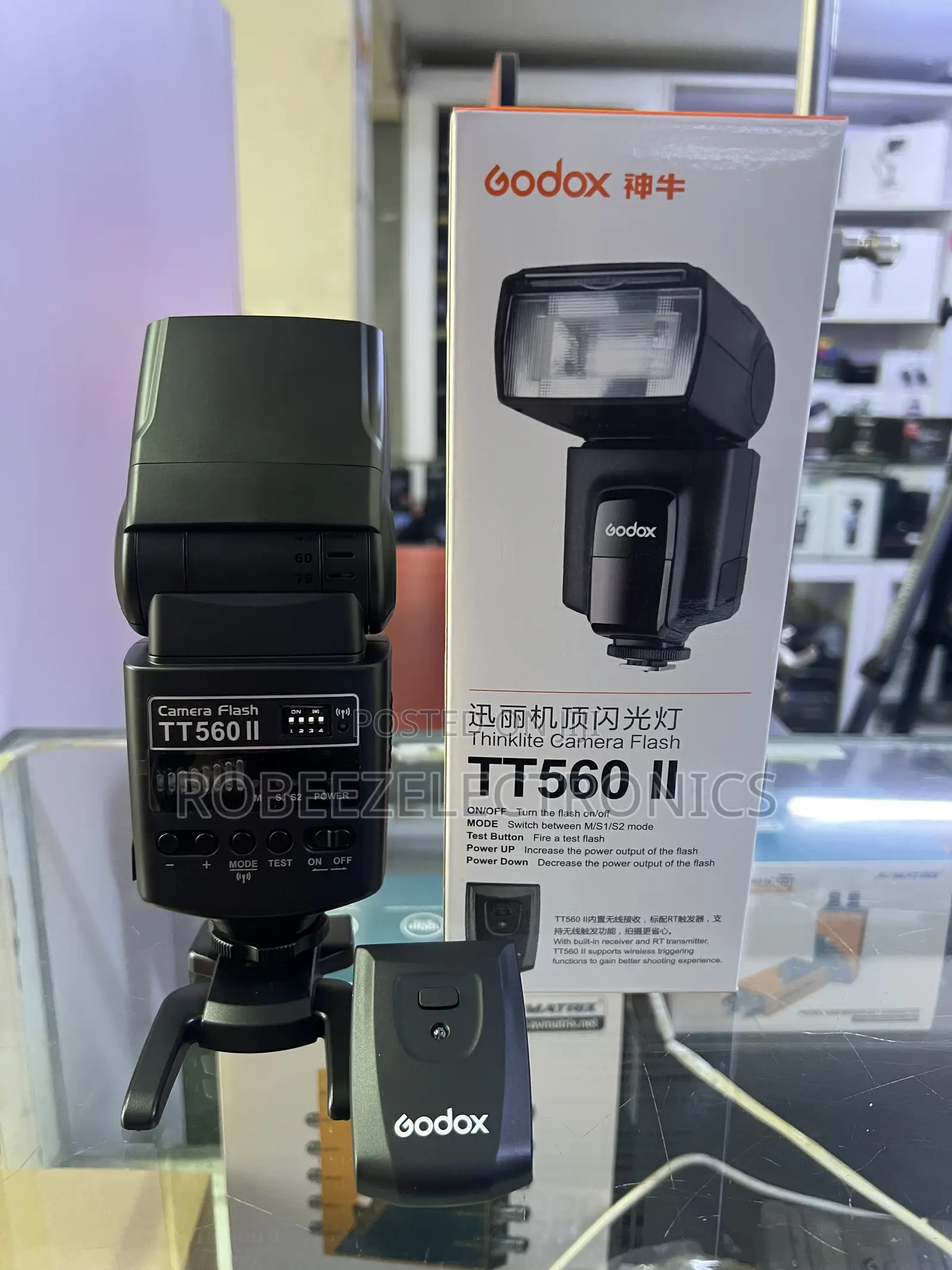Godox TT560 II GN38 Universal Flash Speedlite With Trigger
