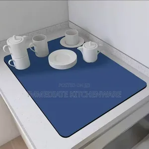 Diatom Super Absorbent Nonslip Dish Drain Mat /Dish Drying Mat