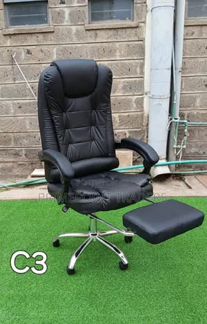 The Chair Features a Built-in Retractable Footre