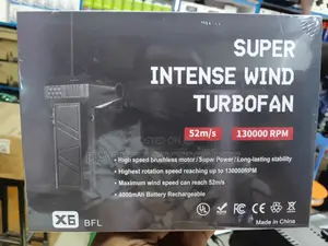X6 Super Intense Wind Turbofan USB Rechargeable Electric Air Duster.