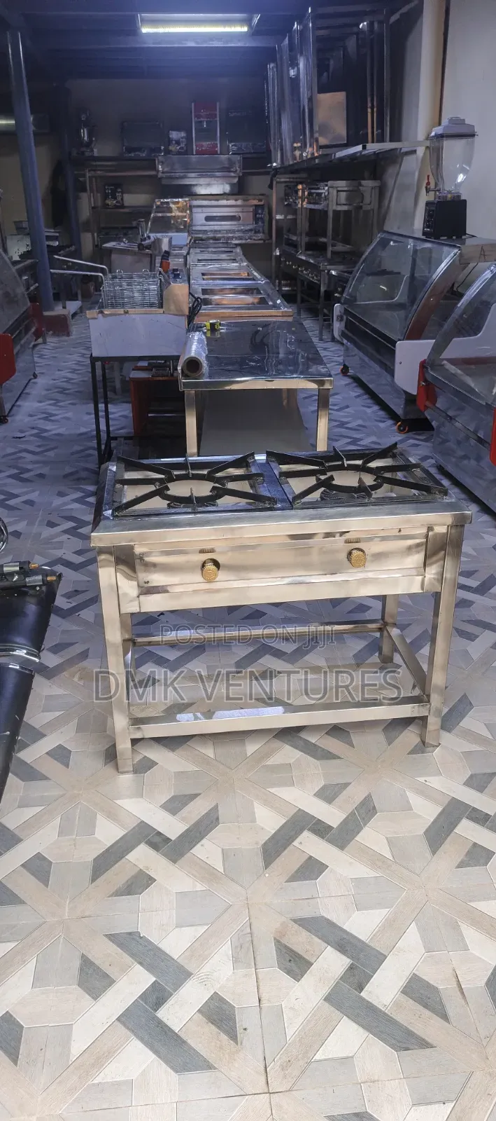 Glitter Pure Stainless Steel Two Burners Gas Cooker Available