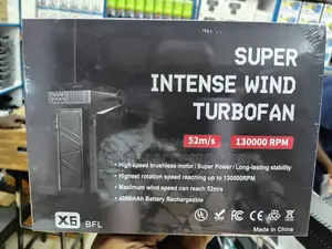 X6 Super Intense Wind Turbofan USB Rechargeable Electric Air Duster.