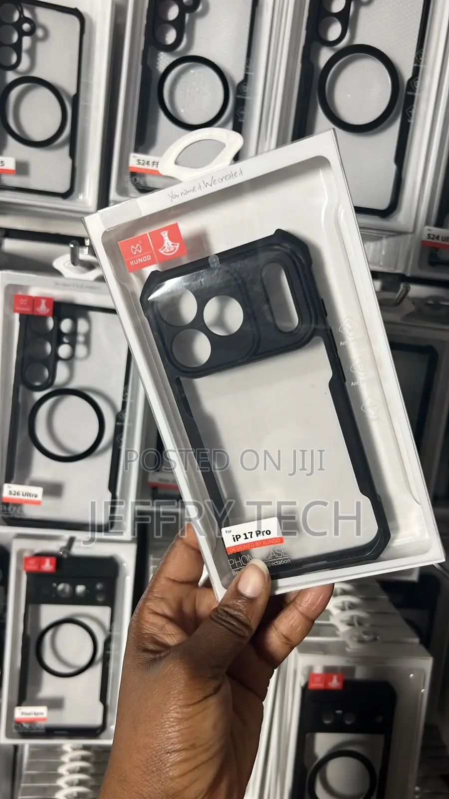Black Xundd Phone Case for the iPhone 17 Pro With a Shockproof Frame