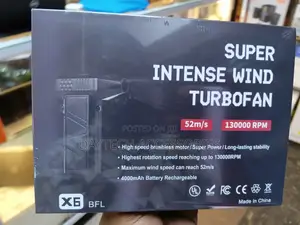 X6 Super Wind Turbofan High-Speed Electric Air Blower and Jet Duster.