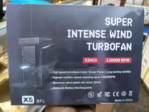 X6 Super Wind Turbofan High-Speed Electric Air Blower and Jet Duster.