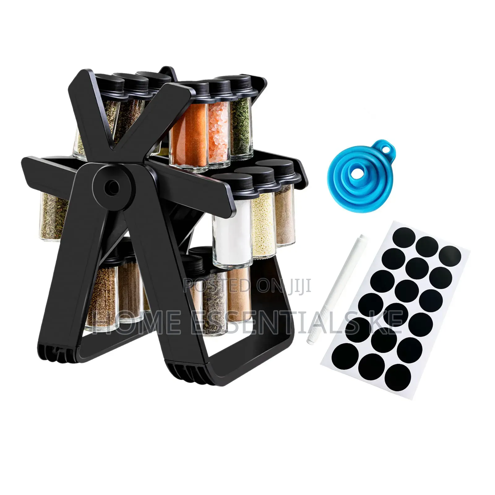 Windmill 18 Jar Rotating Spice Rack (18pc)
