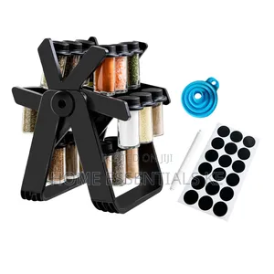 Windmill 18 Jar Rotating Spice Rack (18pc)