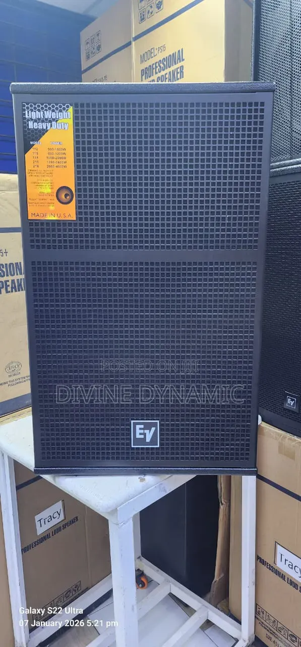 EV 15" Midrange Speaker Complete