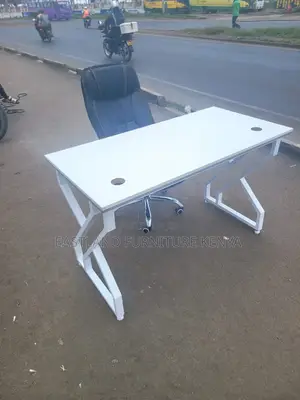 1.2 Office Desk and Leather Chair