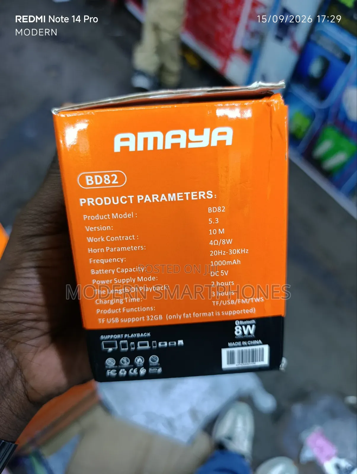 Amaya Bd82 Wireless Speaker