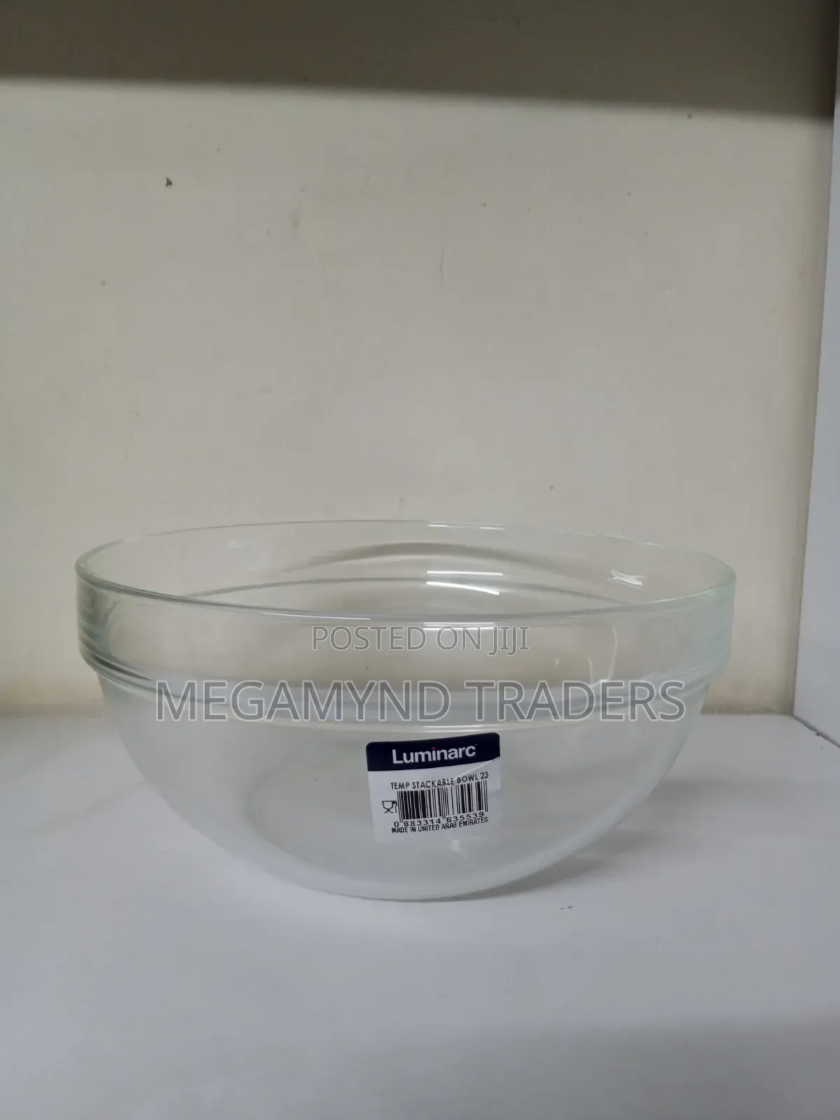 Luminarc Tempered Stackable Bowl 23cm / Dough Mixing Bowl