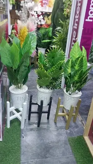 Fresh Green Looking Artificial Plants