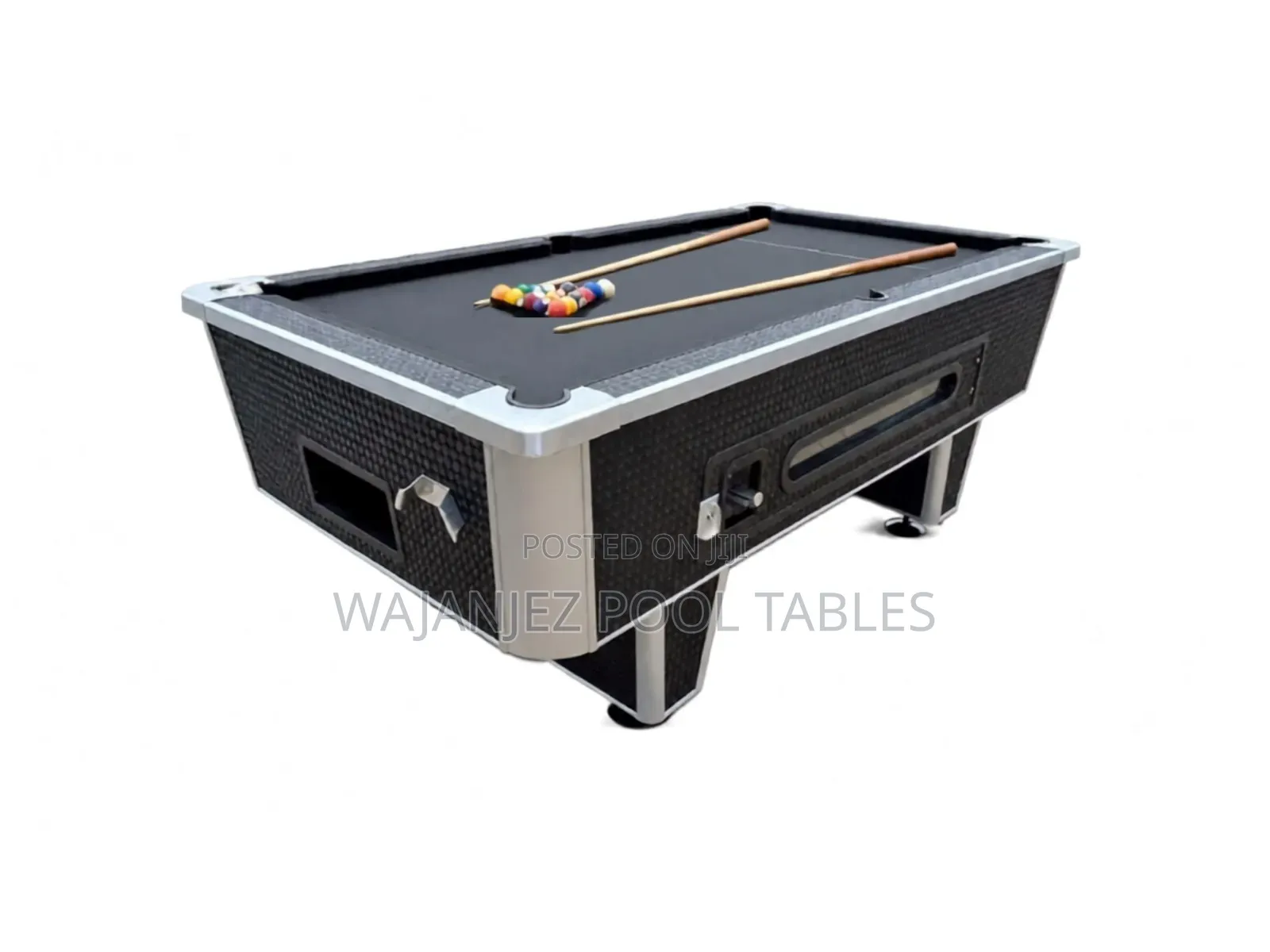 Chrome Finish Pool Table