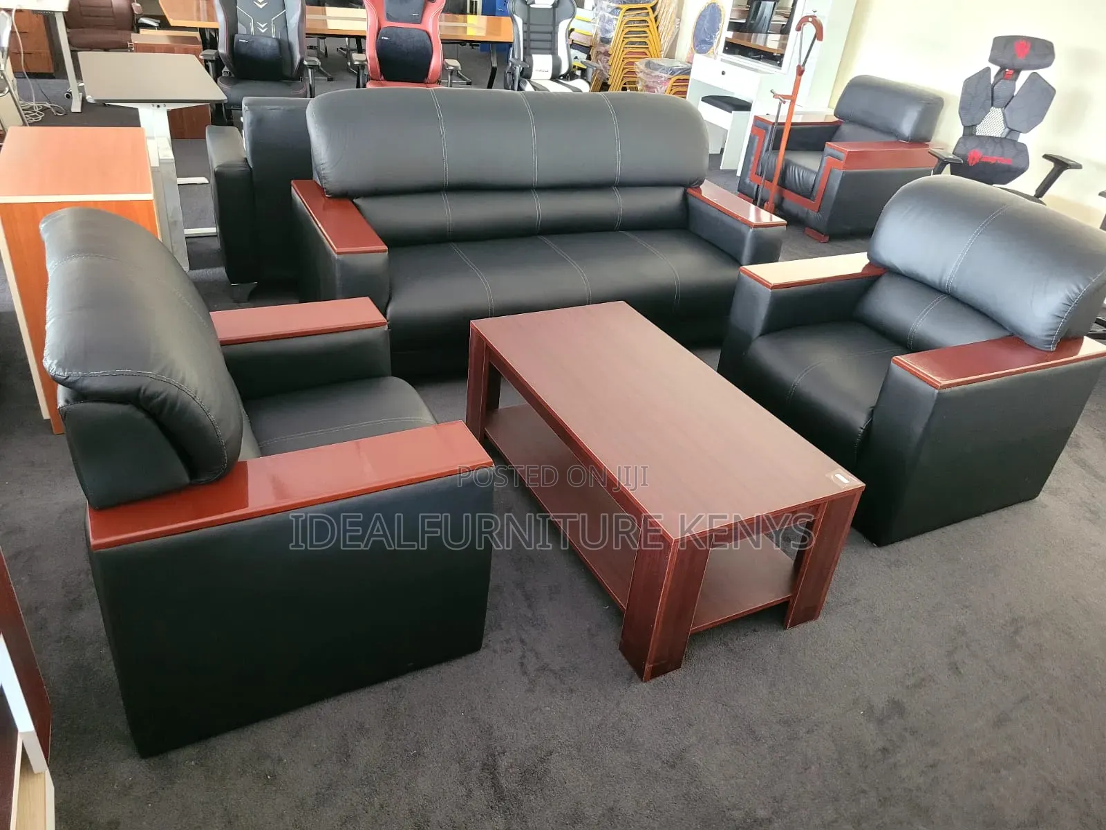 5 Seater Office Sofa Set - Reception Sofa