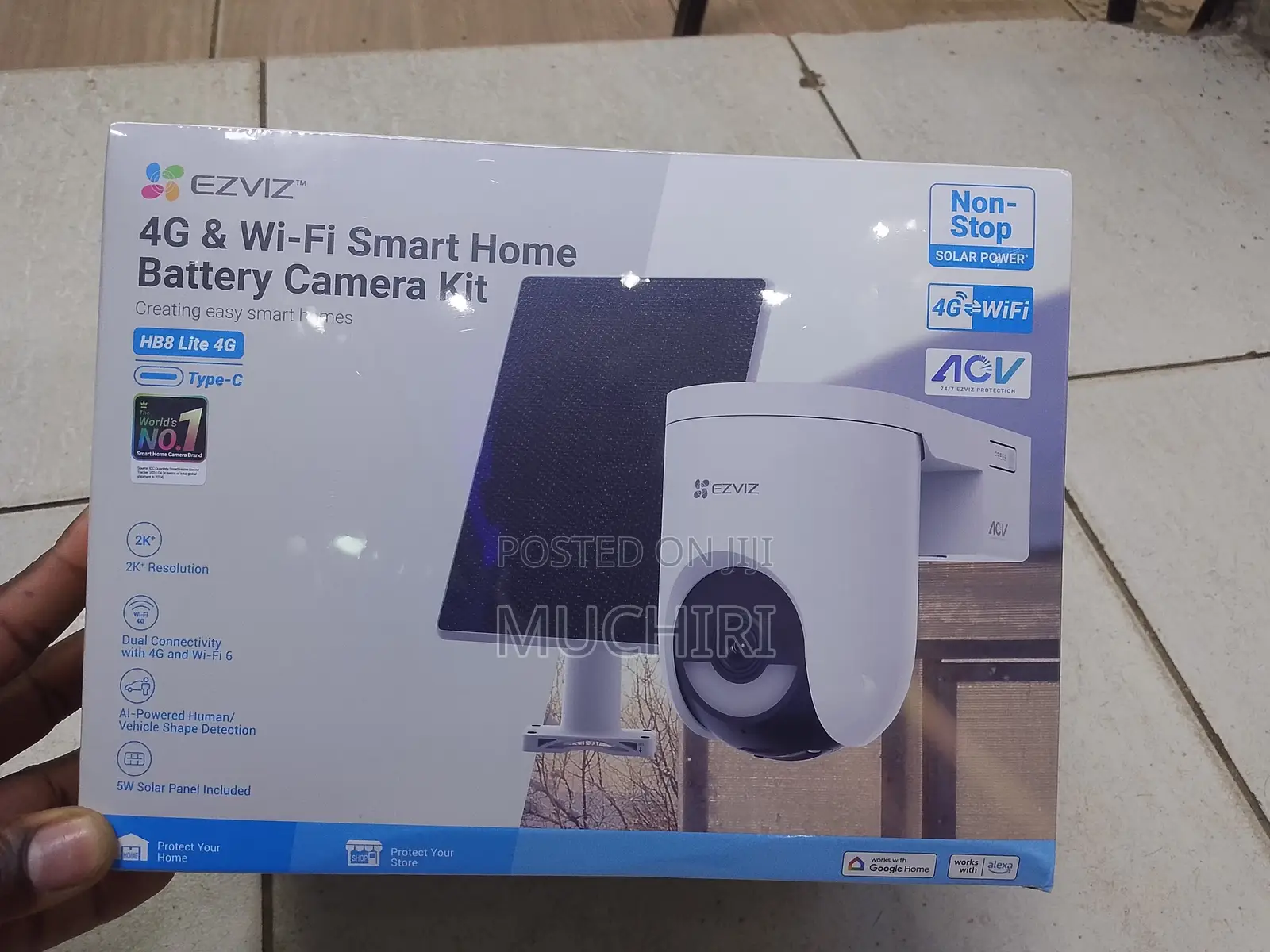 Ezviz Solar Camera ( Wireless Connection) HB8 4g/Wifi