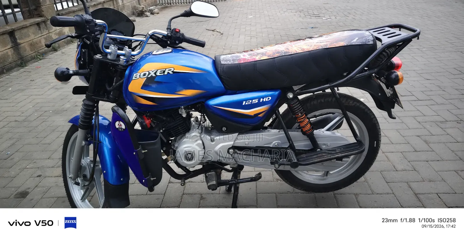 Bajaj Boxer 125 2026 Blue