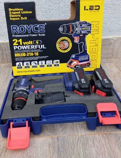 Royce 21V Brushless 2-Speed Electric Impact Drill (RBLEID-21V-10)