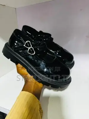 Comfort Fit Kids School Shoes – Black Mary Jane Buckle Design 23-35