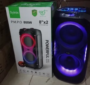Bluetooth Party Speaker With Wireless Mic Syinix