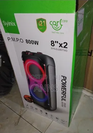 SYNDJ280TWD Powerful Bass Party Speaker