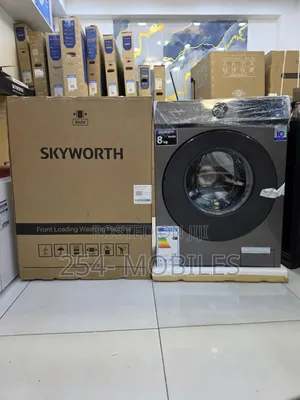 Skyworth F802R3EB Front Load 8kg, Automatic Washer - Titanium Grey