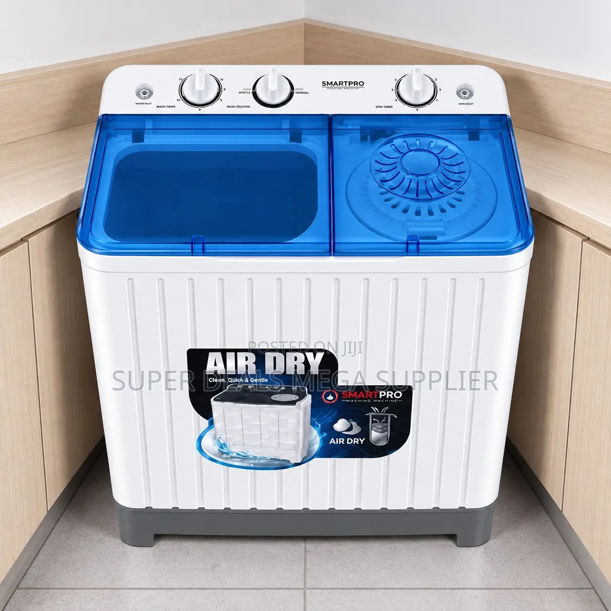 Easy Operation Twin Tub Smartpro 10Kg Twin Tub Washing Machines